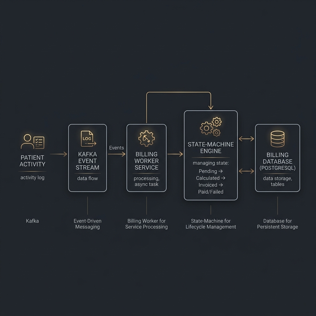 Real-Time Financial Transaction Pipeline System Architecture Flow